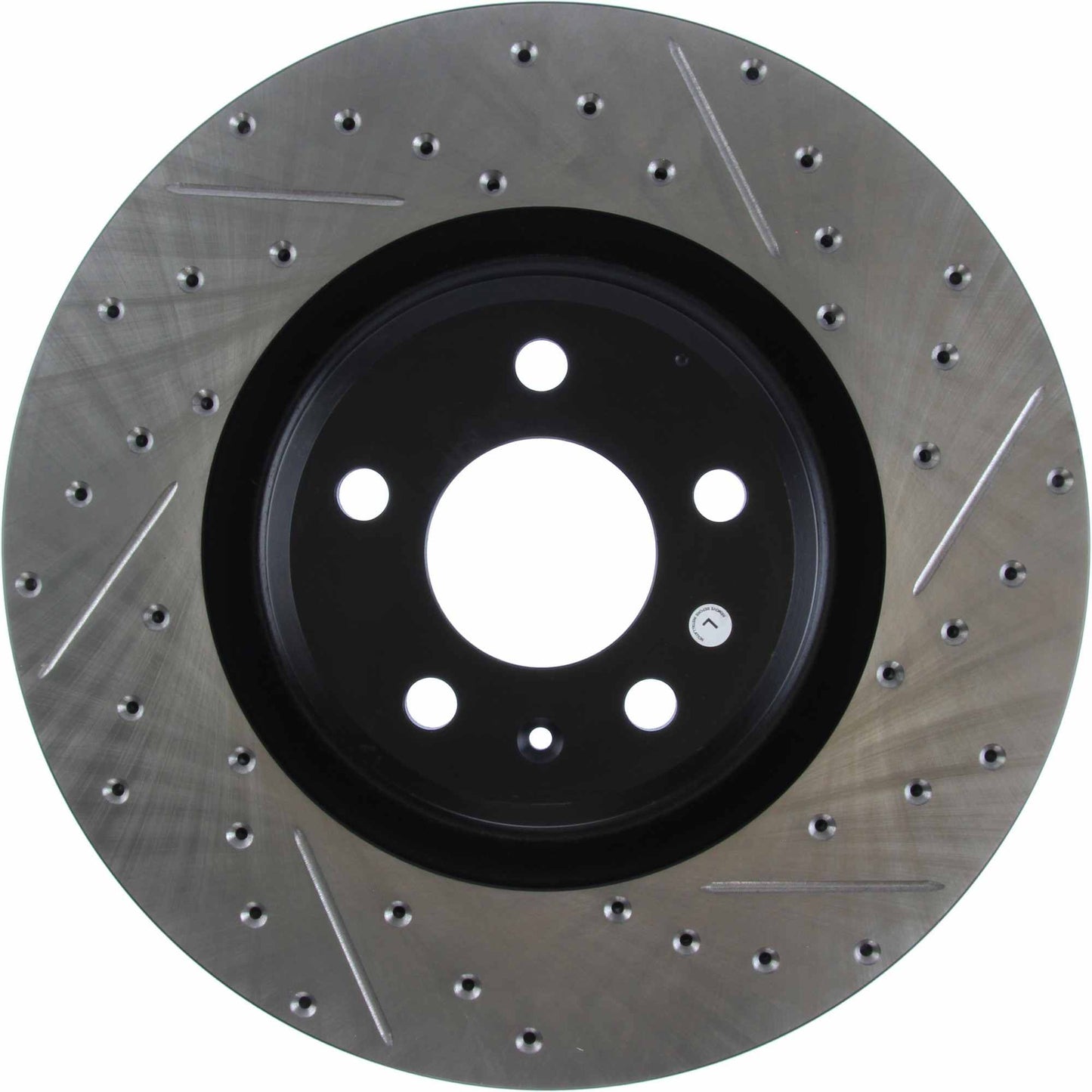 StopTech Sport Drilled/Slotted Brake Rotor; Front Left