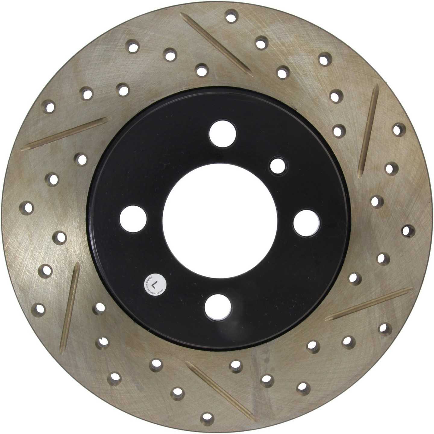 Stoptech Slotted & Drilled Sport Brake Rotor 127.34010L