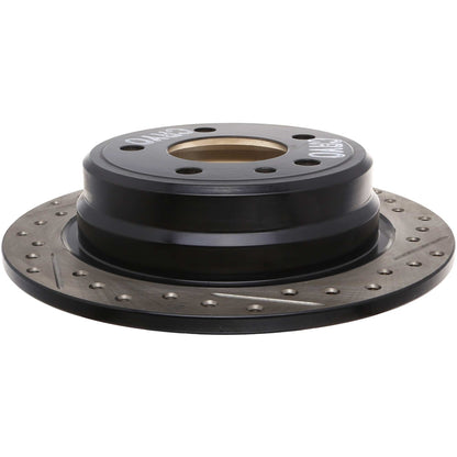 StopTech 82-89 BMW 635CSi Sport Cryo Slotted & Drilled Rear Left Rotor 127.34016CL