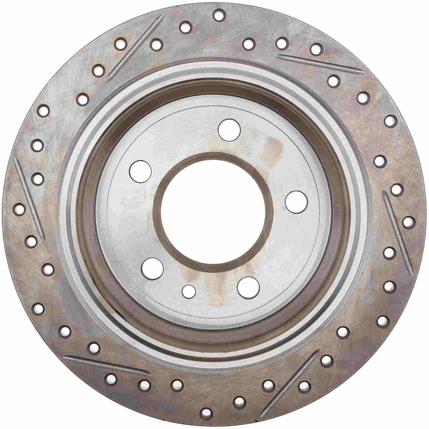 StopTech 82-89 BMW 635CSi Sport Cryo Slotted & Drilled Rear Left Rotor 127.34016CL