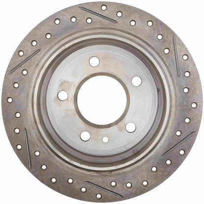 StopTech Sport Cryo Drilled/Slotted Brake Rotor; Rear Right