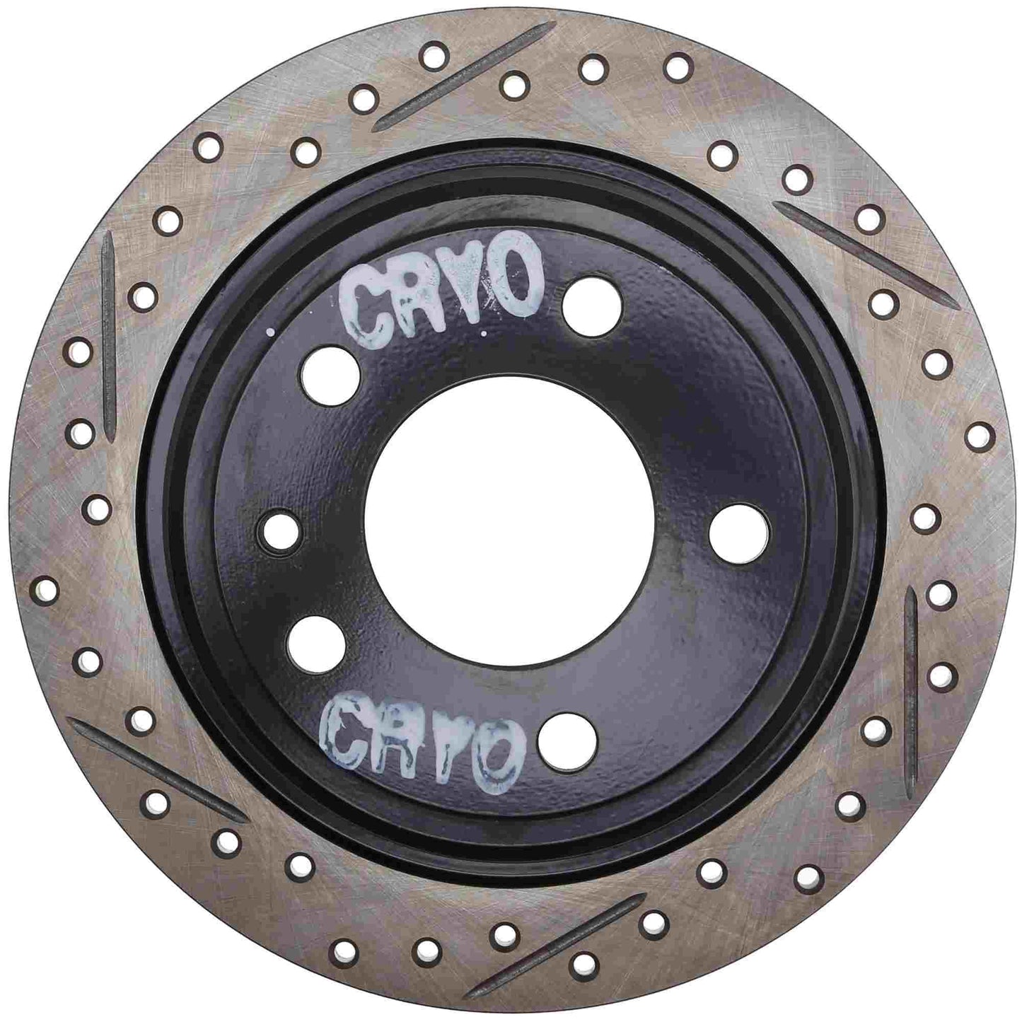 StopTech Sport Cryo Drilled/Slotted Brake Rotor; Rear Right