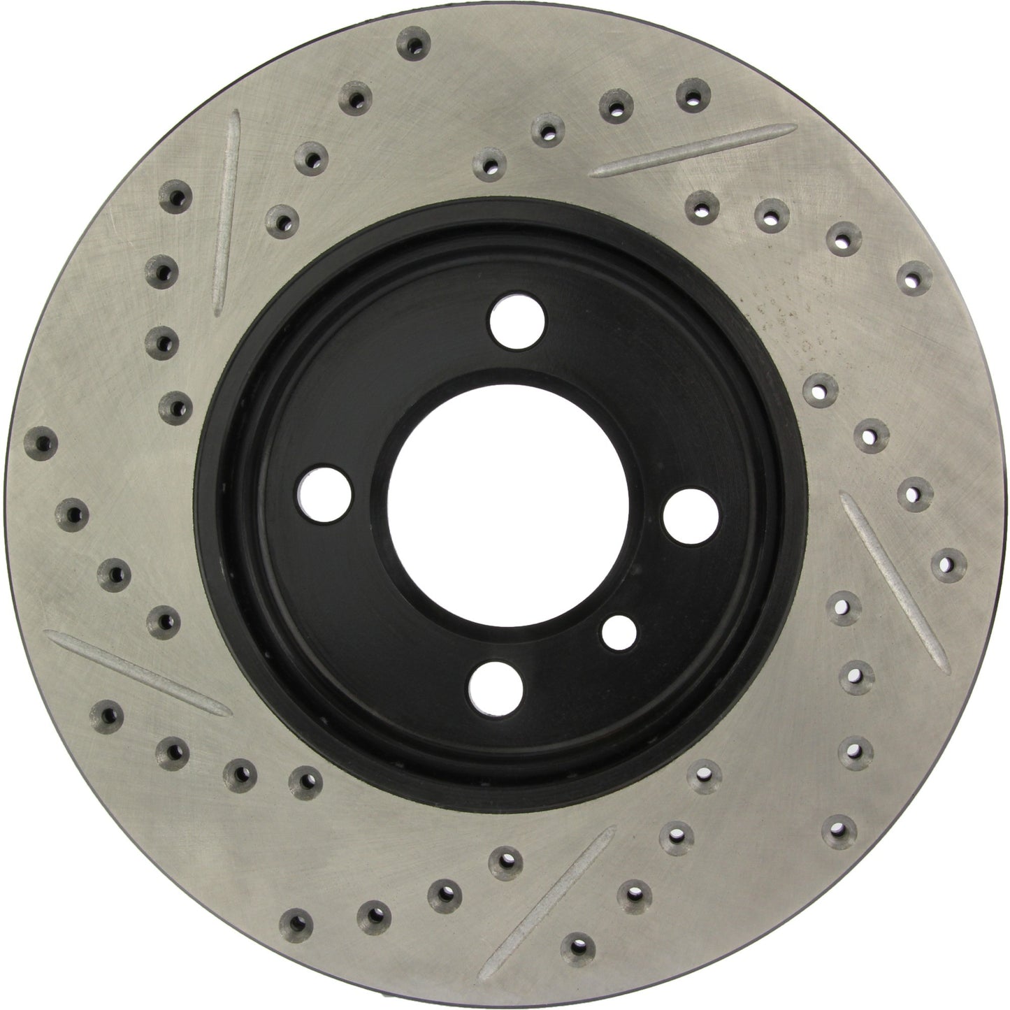 StopTech Sport Drilled/Slotted Brake Rotor; Front Left