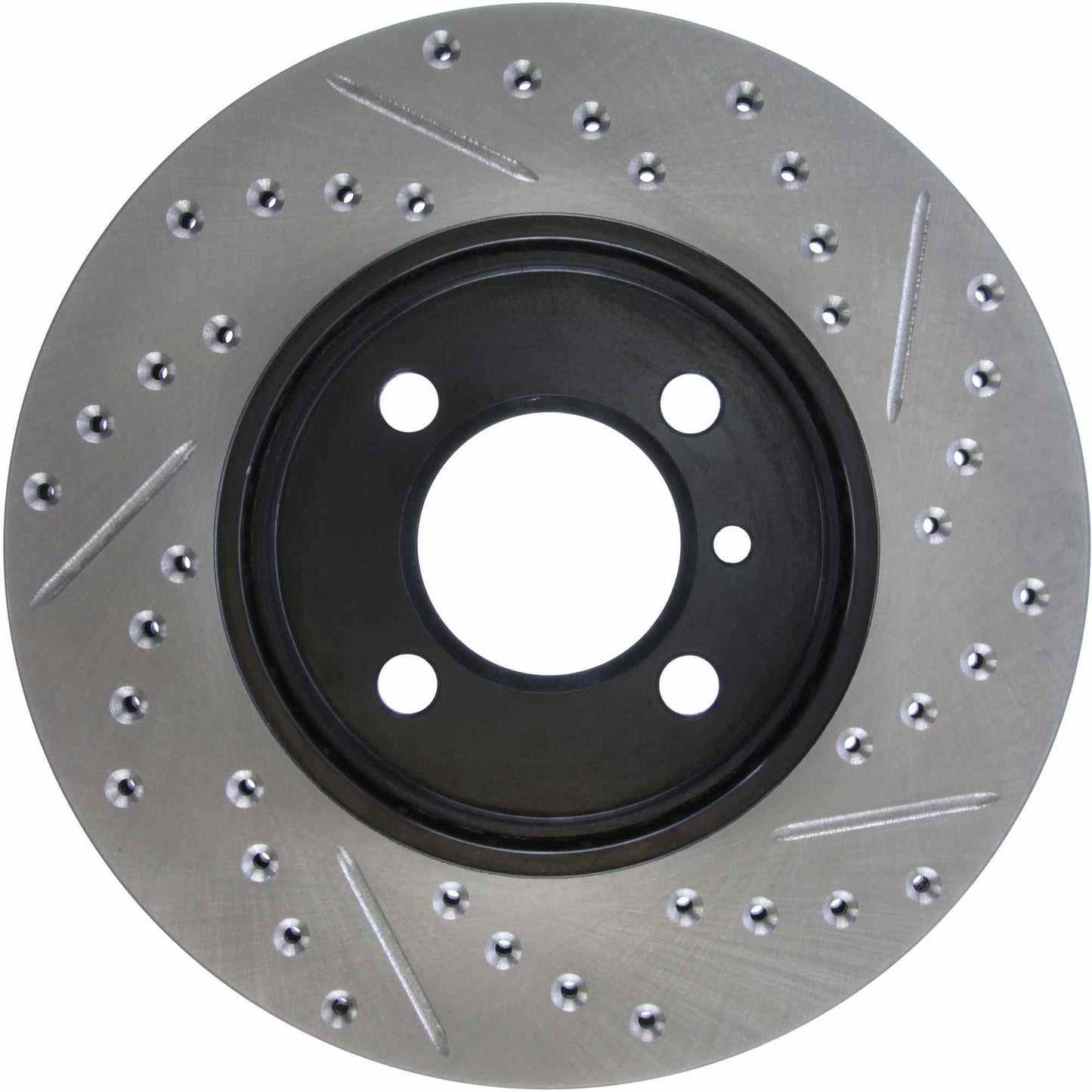 StopTech Sport Drilled/Slotted Brake Rotor; Front Right
