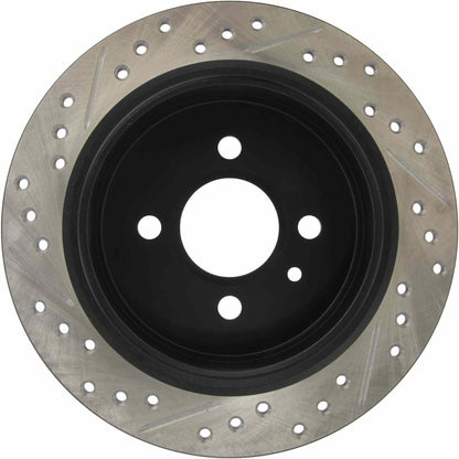 StopTech Sport Drilled/Slotted Brake Rotor; Rear Left