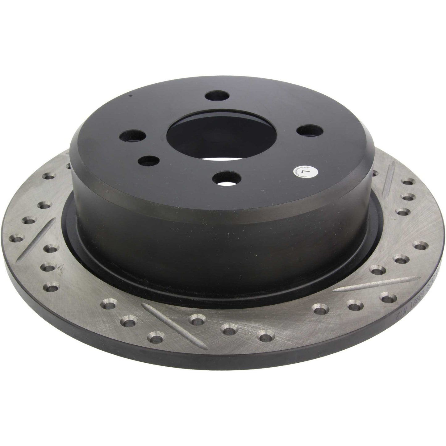 StopTech Sport Drilled/Slotted Brake Rotor; Rear Left