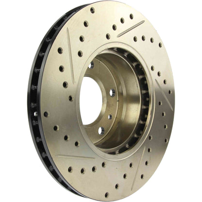 StopTech Slotted & Drilled Sport Brake Rotor 127.34021L