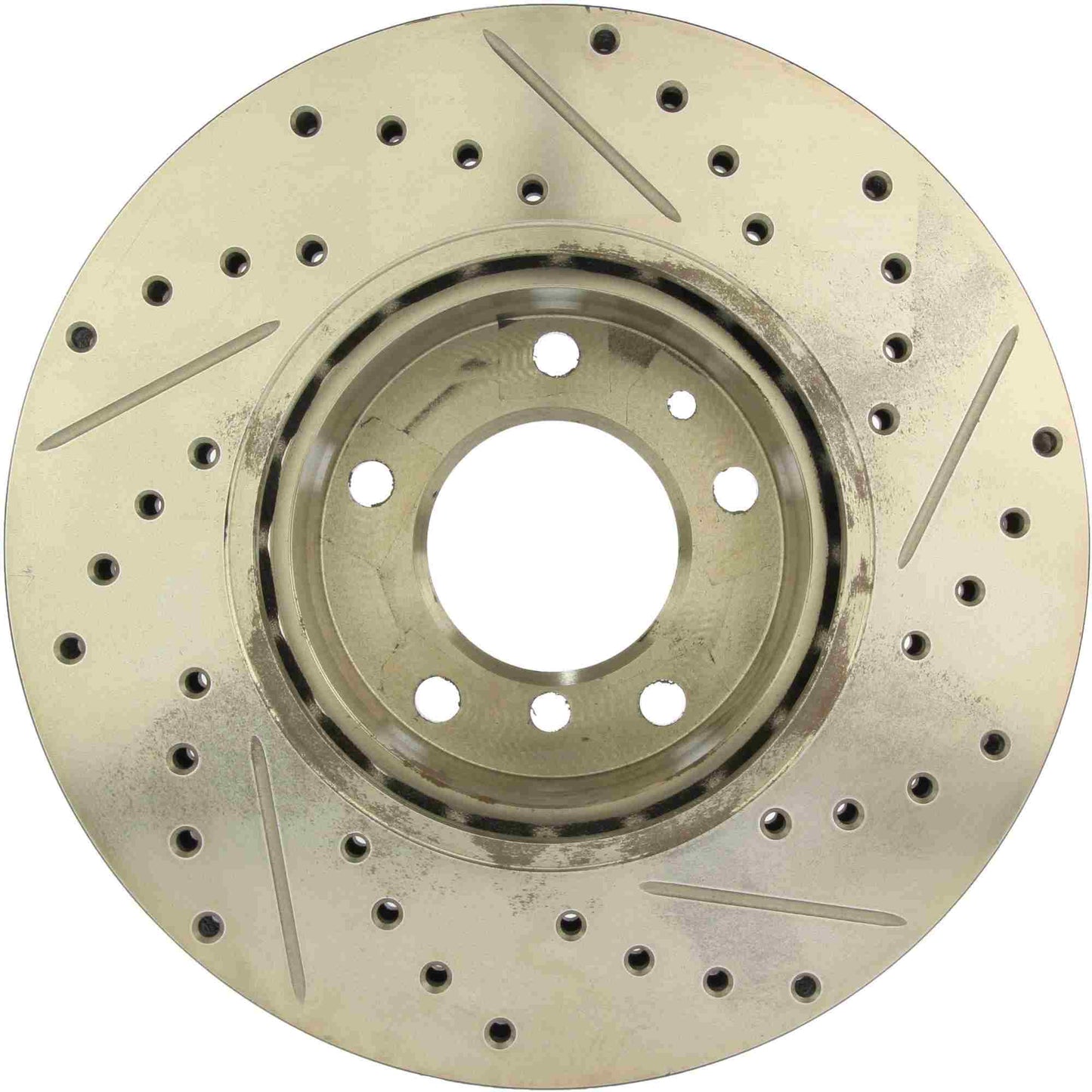 StopTech Slotted & Drilled Sport Brake Rotor 127.34021R