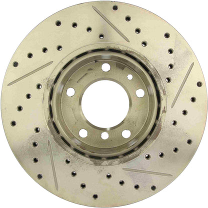 StopTech Slotted & Drilled Sport Brake Rotor 127.34021R