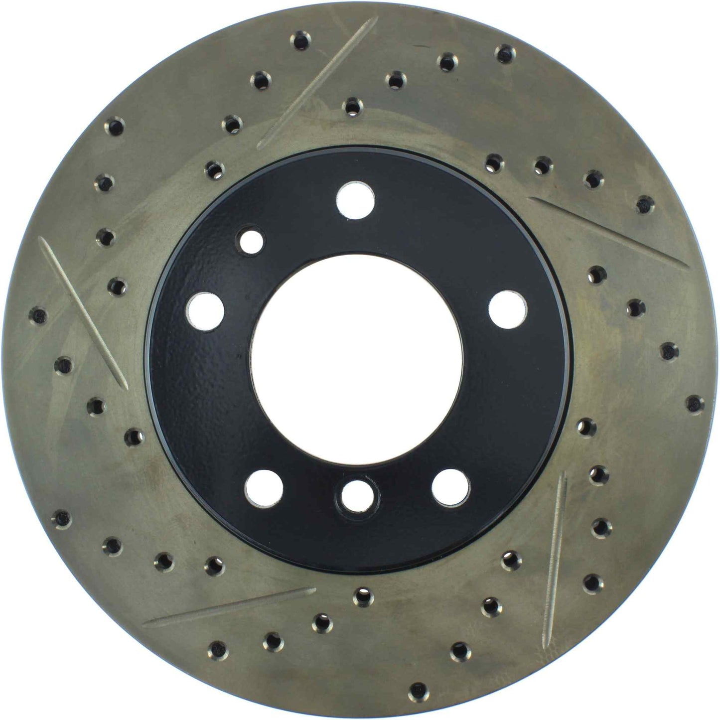 StopTech Slotted & Drilled Sport Brake Rotor 127.34021R