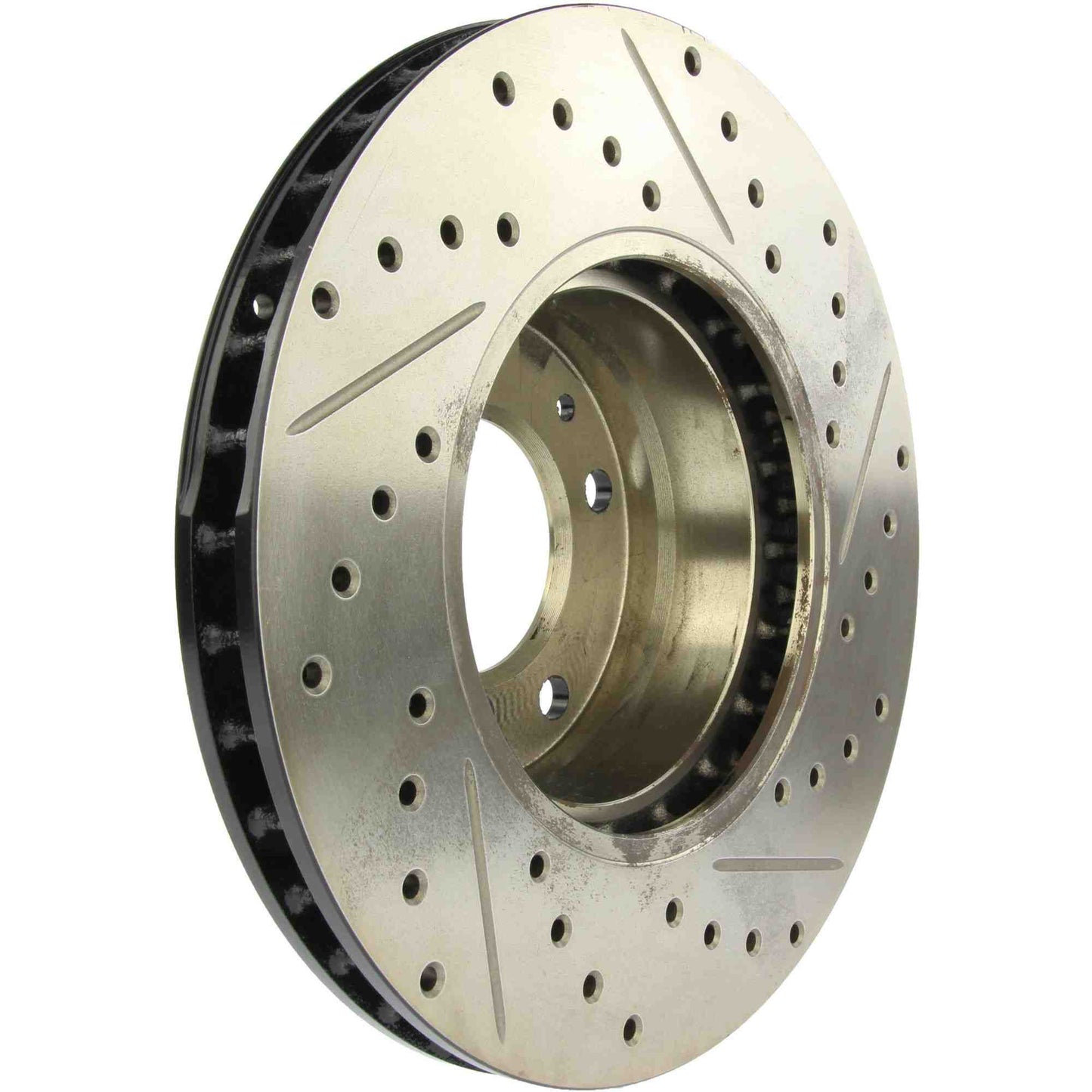 StopTech Slotted & Drilled Sport Brake Rotor 127.34021R