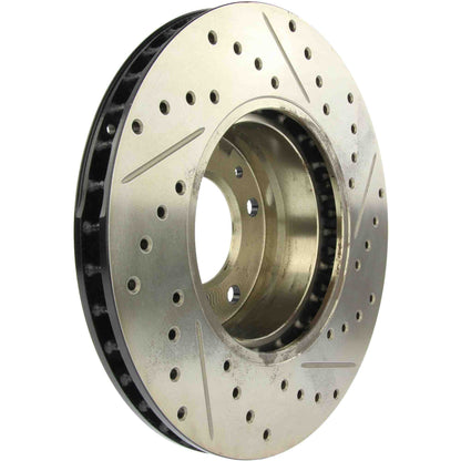 StopTech Slotted & Drilled Sport Brake Rotor 127.34021R