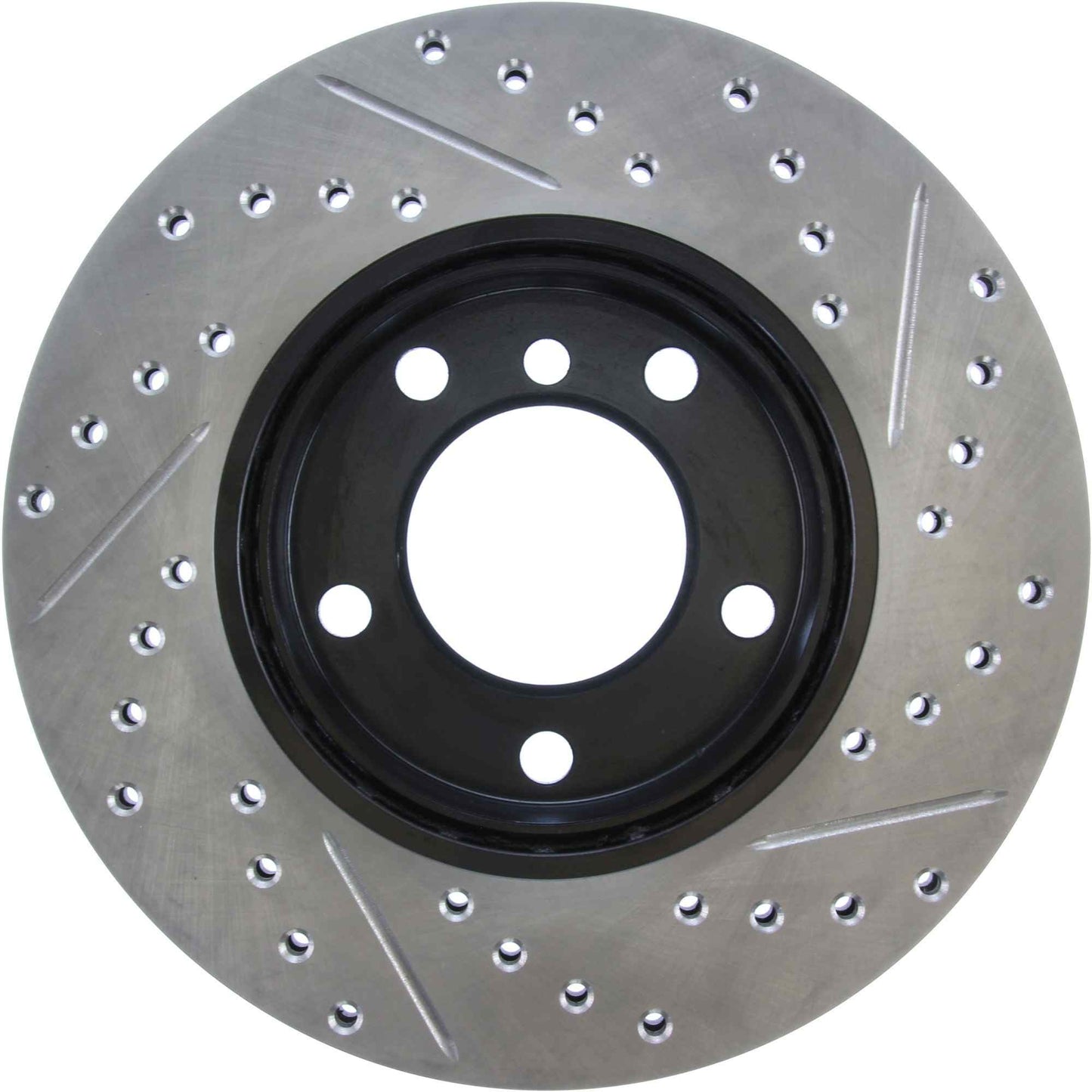 Stoptech 97-20 BMW 540i / 97-01 740i / 95- 01 740iL Sport Cryo Drilled & Slotted Rotor - Front Right 127.34029CR
