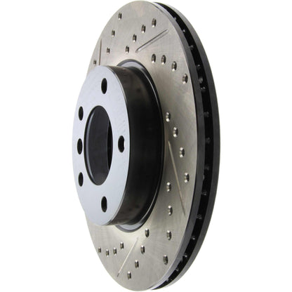 Stoptech 97-20 BMW 540i / 97-01 740i / 95- 01 740iL Sport Cryo Drilled & Slotted Rotor - Front Right 127.34029CR