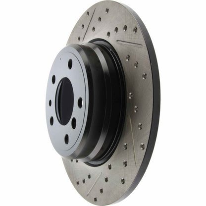 StopTech Sport Cryo Drilled/Slotted Brake Rotor; Rear Right