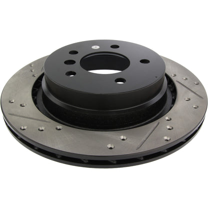 StopTech Sport Cryo Drilled/Slotted Brake Rotor; Rear Right