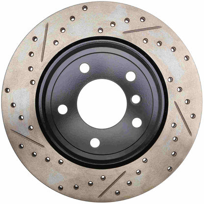 StopTech Slotted & Drilled Sport Brake Rotor 127.34043R