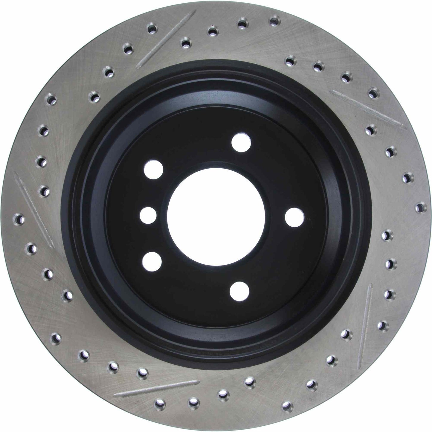 StopTech 01-03 BMW 525/530 Series / 96-03 540i / 96-00 528 Series Slotted&Drilled Left Rear Rotor 127.34046L
