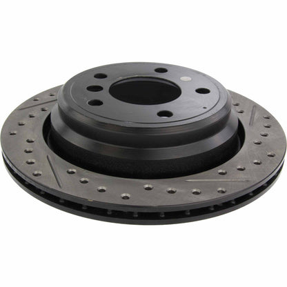 StopTech 01-03 BMW 525/530 Series / 96-03 540i / 96-00 528 Series Slotted&Drilled Left Rear Rotor 127.34046L
