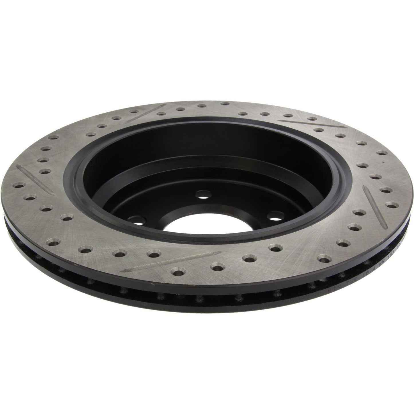 StopTech 01-03 BMW 525/530 Series / 96-03 540i / 96-00 528 Series Slotted&Drilled Left Rear Rotor 127.34046L