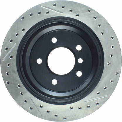 StopTech 01-03 BMW 525/530 Series / 96-03 540i / 96-00 528 Series Slotted&Drilled Right Rear Rotor 127.34046R