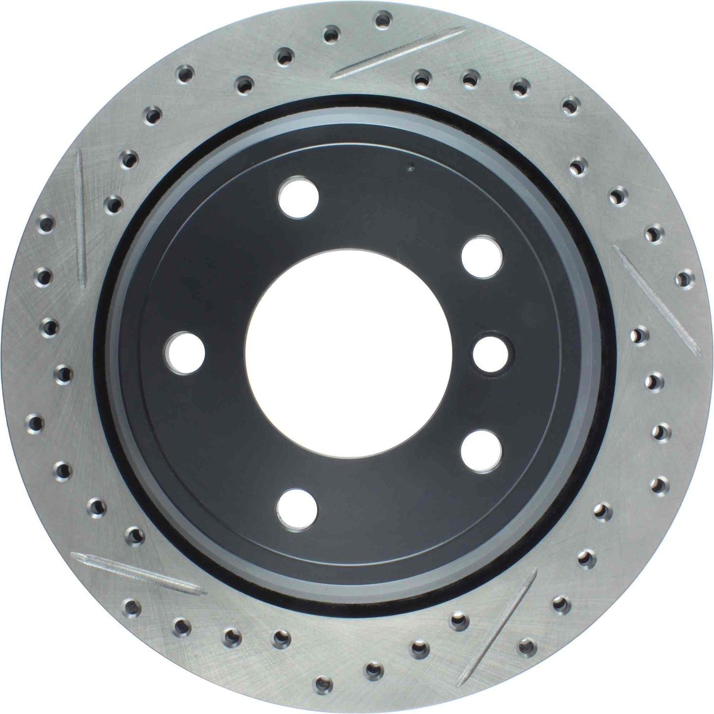 StopTech 01-03 BMW 525/530 Series / 96-03 540i / 96-00 528 Series Slotted&Drilled Right Rear Rotor 127.34046R
