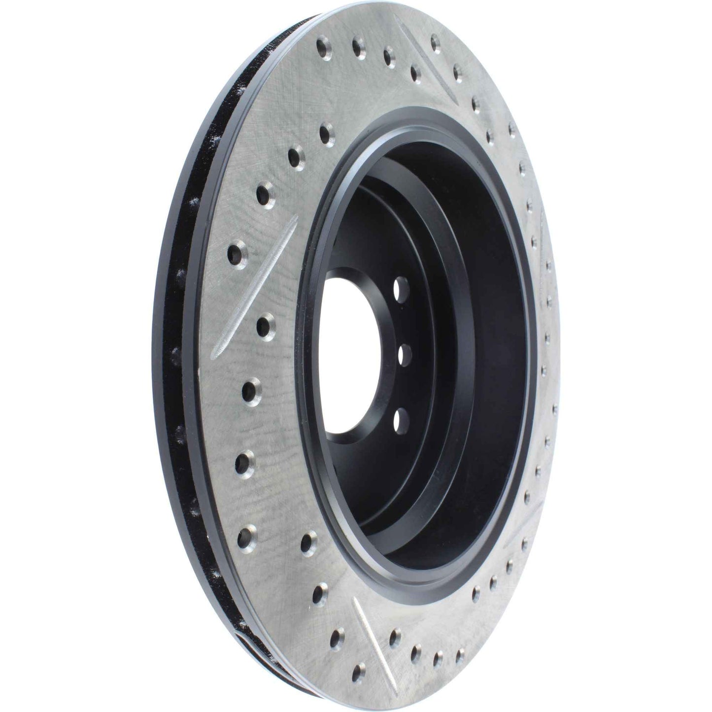 StopTech 01-03 BMW 525/530 Series / 96-03 540i / 96-00 528 Series Slotted&Drilled Right Rear Rotor 127.34046R