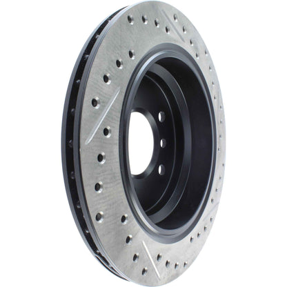 StopTech 01-03 BMW 525/530 Series / 96-03 540i / 96-00 528 Series Slotted&Drilled Right Rear Rotor 127.34046R