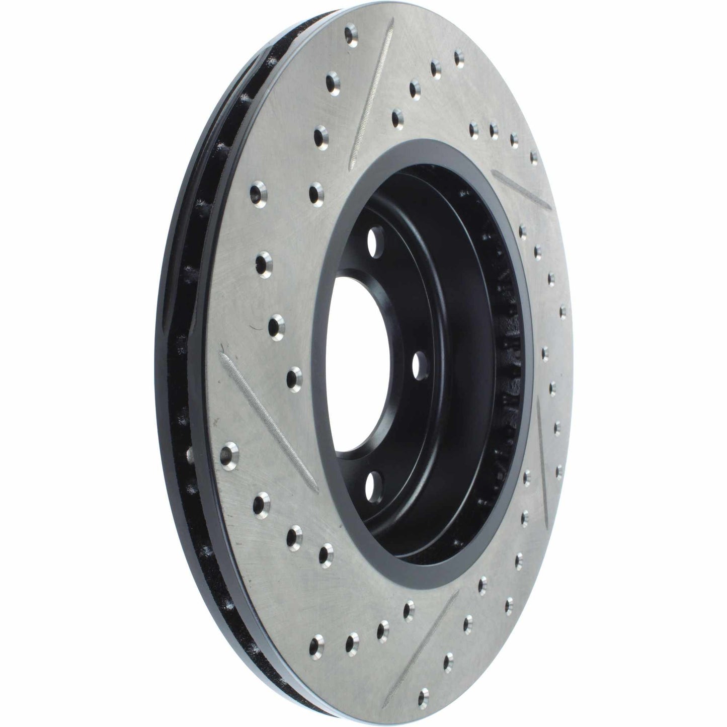 StopTech Power Slot 01-02 BMW Z3 / 03-09 Z4 / 3 Series Front Left Drilled & Slotted Rotor 127.34048L