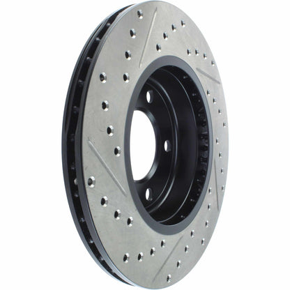 StopTech Power Slot 01-02 BMW Z3 / 03-09 Z4 / 3 Series Front Left Drilled & Slotted Rotor 127.34048L