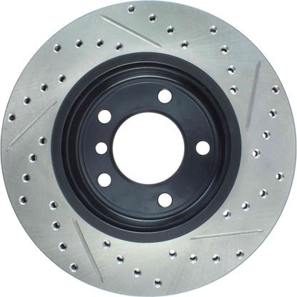 StopTech Power Slot 01-02 BMW Z3 / 03-09 Z4 / 3 Series Front Right Drilled & Slotted Rotor 127.34048R