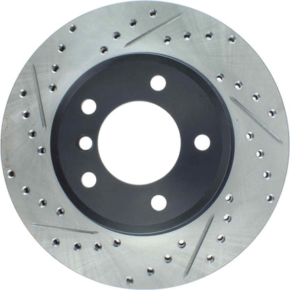 StopTech Power Slot 01-02 BMW Z3 / 03-09 Z4 / 3 Series Front Right Drilled & Slotted Rotor 127.34048R