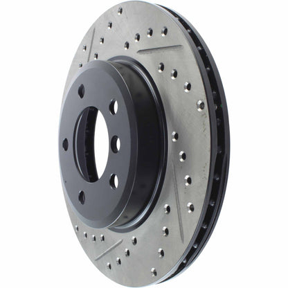 StopTech Power Slot 01-02 BMW Z3 / 03-09 Z4 / 3 Series Front Right Drilled & Slotted Rotor 127.34048R