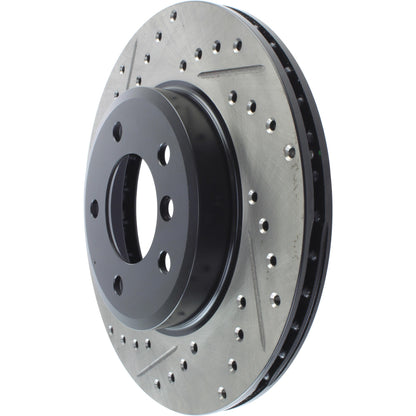 StopTech Power Slot 01-02 BMW Z3 / 03-09 Z4 / 3 Series Front Right Drilled & Slotted Rotor 127.34048R