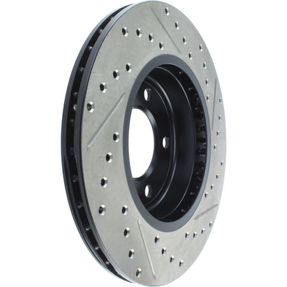 StopTech Power Slot 01-02 BMW Z3 / 03-09 Z4 / 3 Series Front Right Drilled & Slotted Rotor 127.34048R