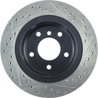 StopTech Sport Cryo Drilled/Slotted Brake Rotor; Rear Right