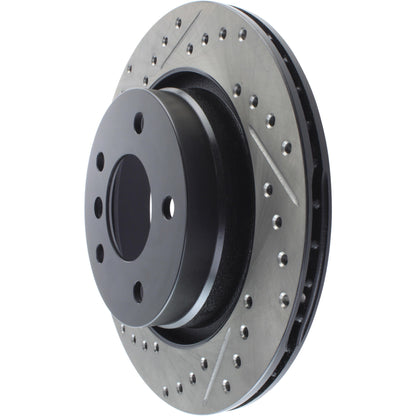 StopTech Sport Cryo Drilled/Slotted Brake Rotor; Rear Right
