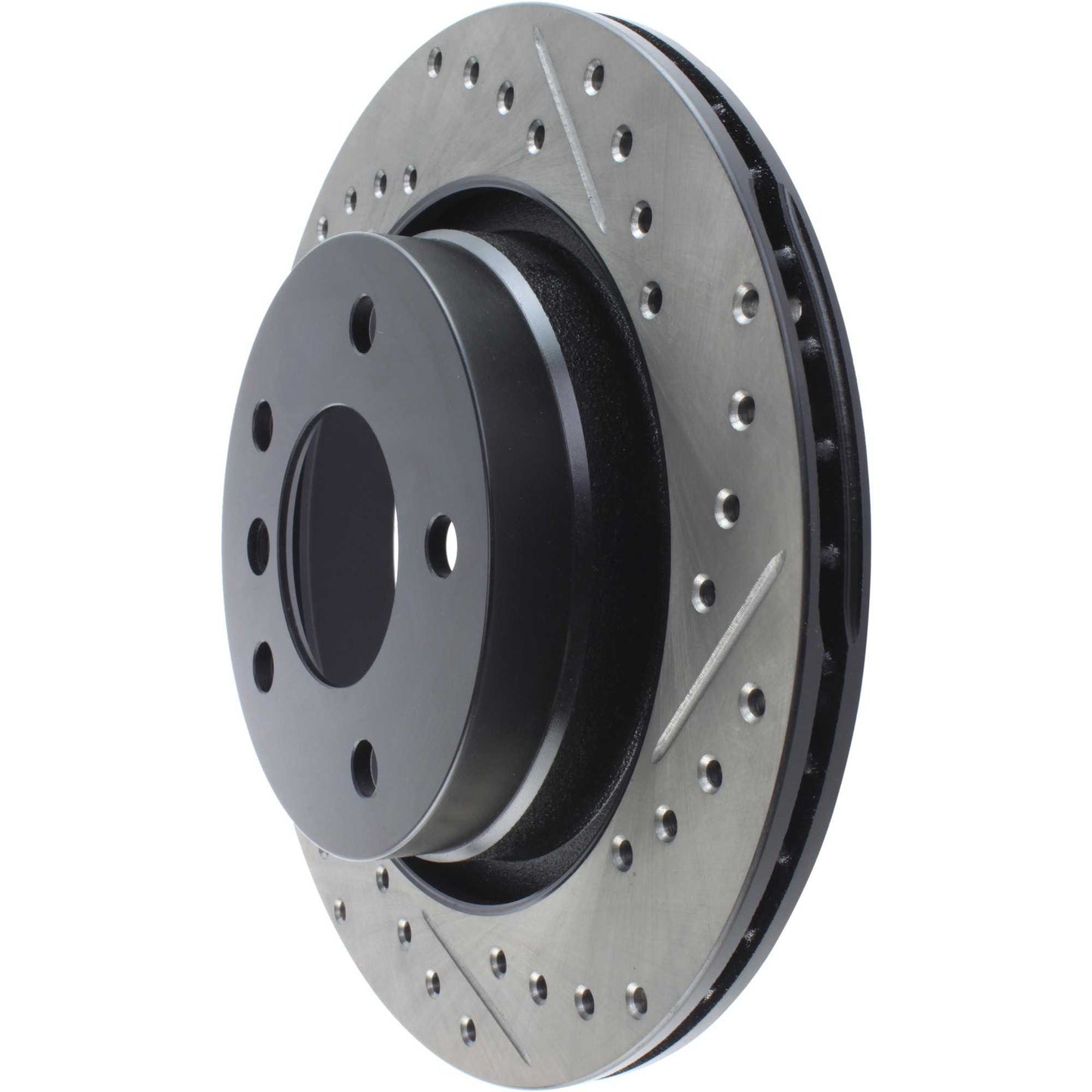 StopTech Power Slot 00 BMW 323 / 01-07 325 / 99-00 328 Series Rear Left Drilled & Slotted Rotor 127.34049L
