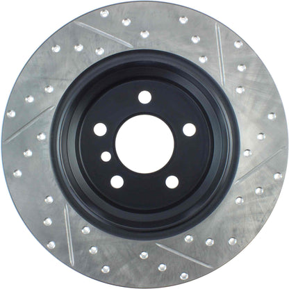 StopTech  Sport Cryo Drilled/Slotted Brake Rotor; Rear Right