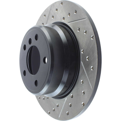 StopTech  Sport Cryo Drilled/Slotted Brake Rotor; Rear Right