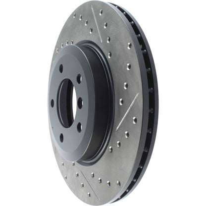 StopTech 06-08 BMW Z4 / 00-07 330 Series (E46/E90) Slotted & Drilled Left Front Rotor 127.34052L