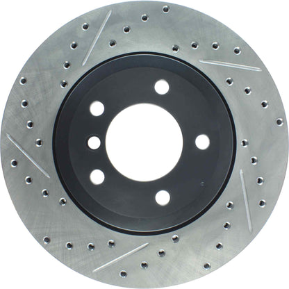 StopTech 06-08 BMW Z4 / 00-07 330 Series (E46/E90) Slotted & Drilled Right Front Rotor 127.34052R