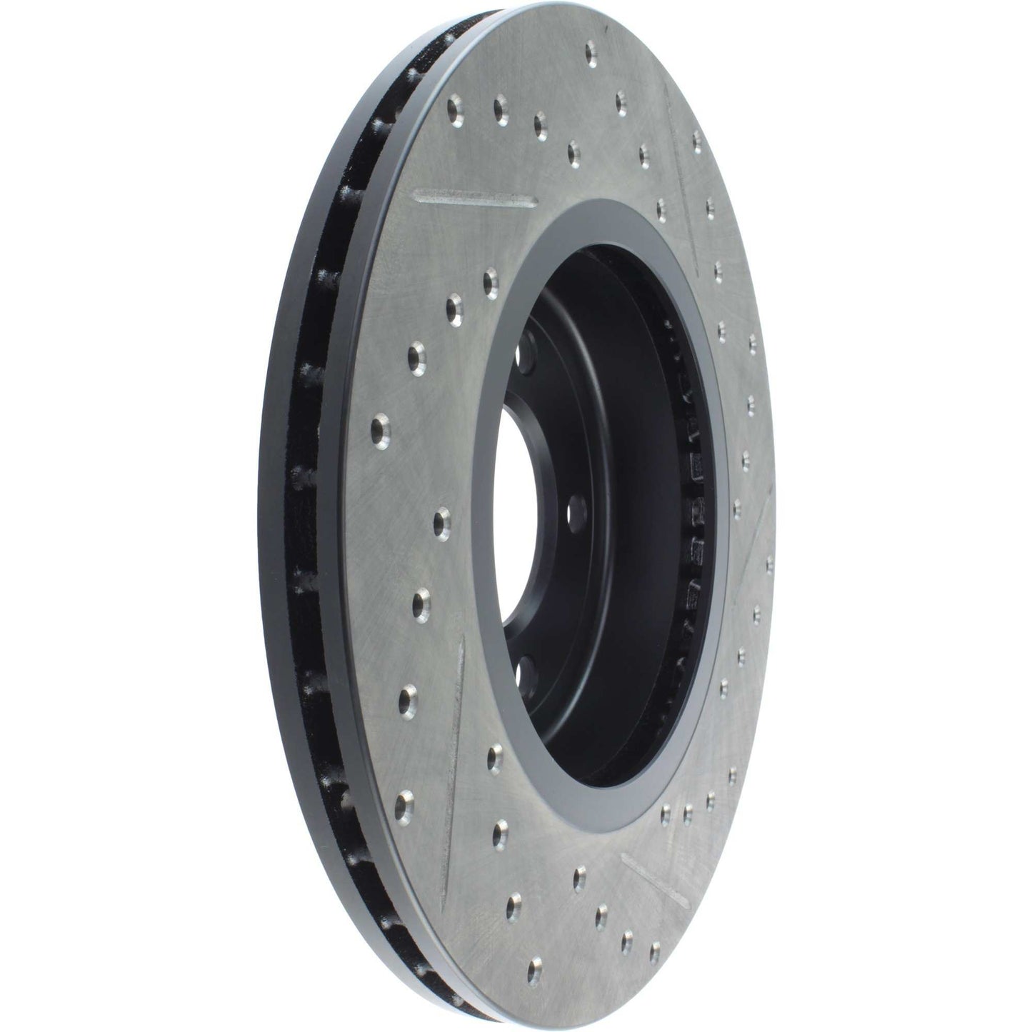 StopTech 06-08 BMW Z4 / 00-07 330 Series (E46/E90) Slotted & Drilled Right Front Rotor 127.34052R
