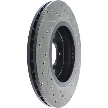 StopTech 06-08 BMW Z4 / 00-07 330 Series (E46/E90) Slotted & Drilled Right Front Rotor 127.34052R