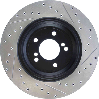 StopTech Sport Cryo Drilled/Slotted Brake Rotor; Rear Right