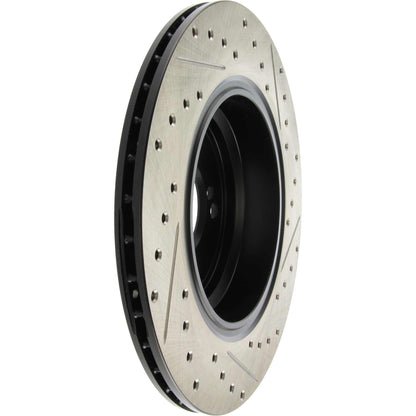 StopTech Sport Cryo Drilled/Slotted Brake Rotor; Rear Right