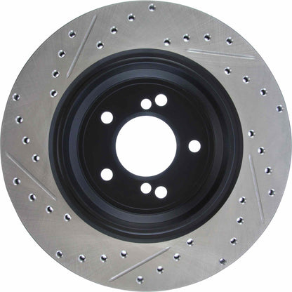 StopTech 00-03 BMW M5 (E39) Slotted & Drilled Left Rear Rotor 127.34054L
