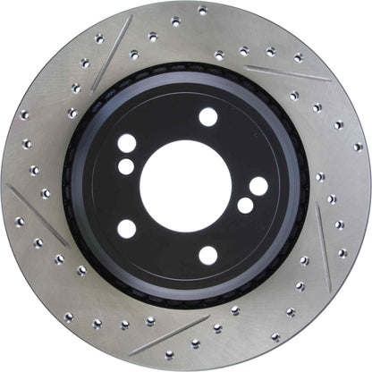 StopTech 00-03 BMW M5 (E39) Slotted & Drilled Right Rear Rotor 127.34054R