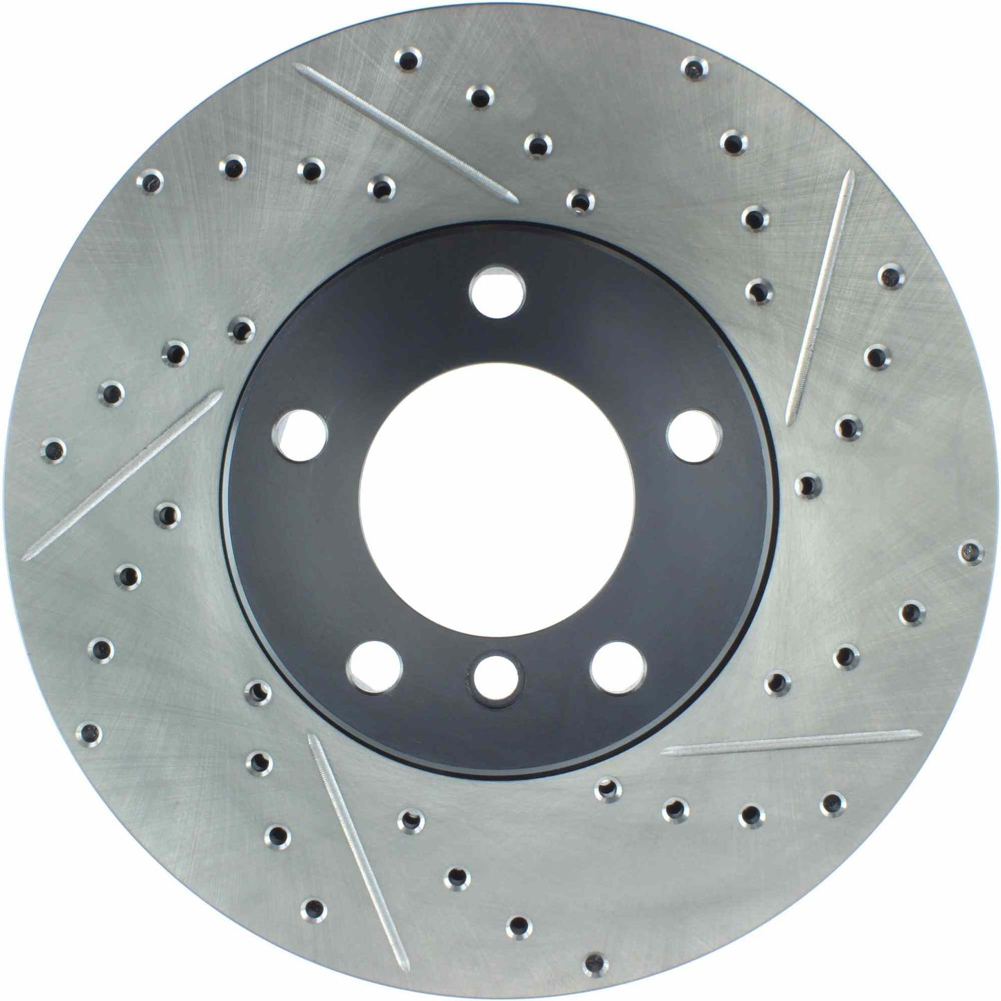 StopTech 01-03 BMW 530 Series / 3/00-03 540 Slotted & Drilled Left Front Rotor 127.34055L