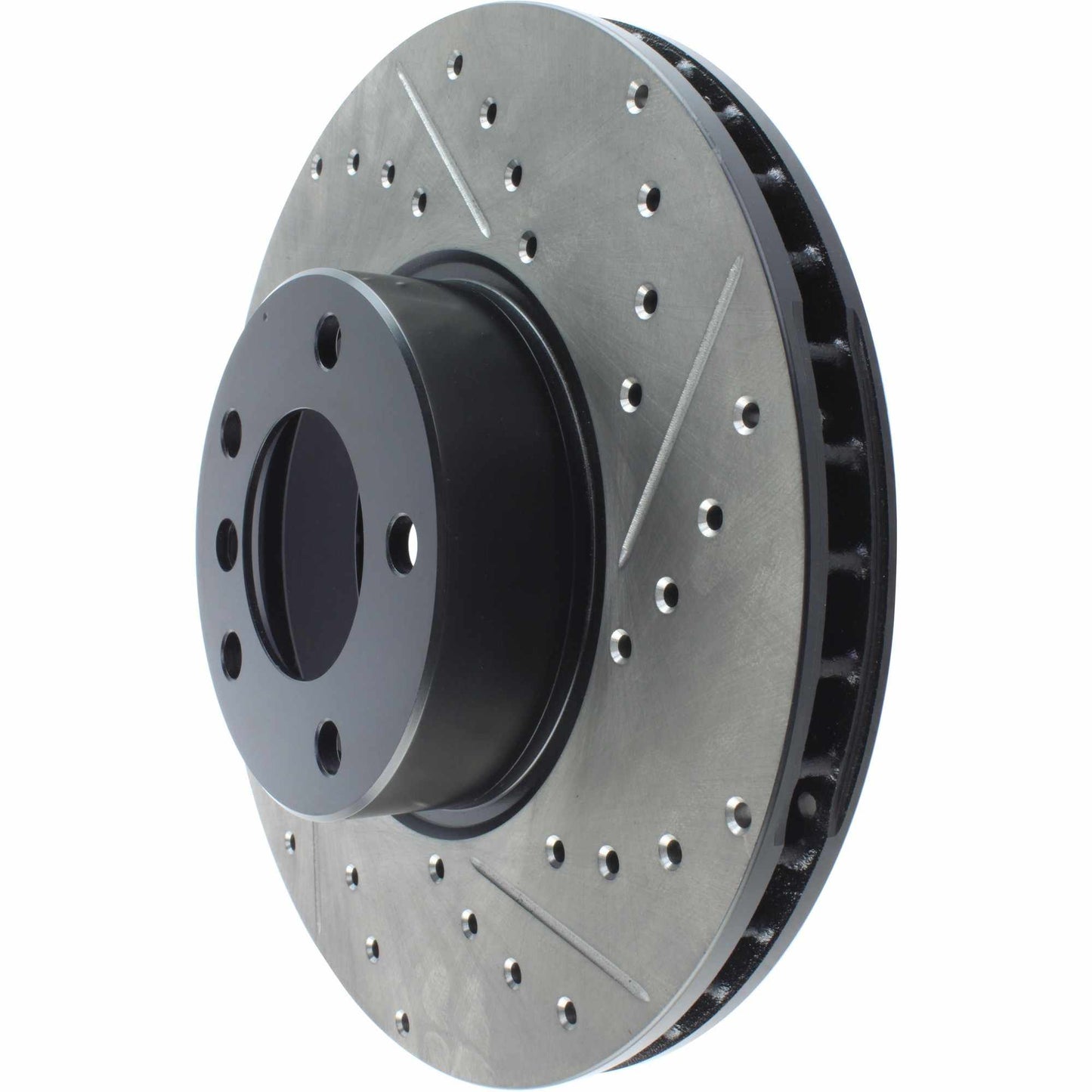 StopTech 01-03 BMW 530 Series / 3/00-03 540 Slotted & Drilled Left Front Rotor 127.34055L